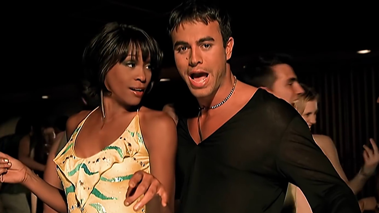 Whitney Houston with Enrique Iglesias - Could I Have This Kiss Forever - 2000