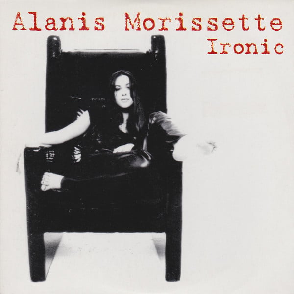 Alanis Morissette – Ironic – pochette du single 1996