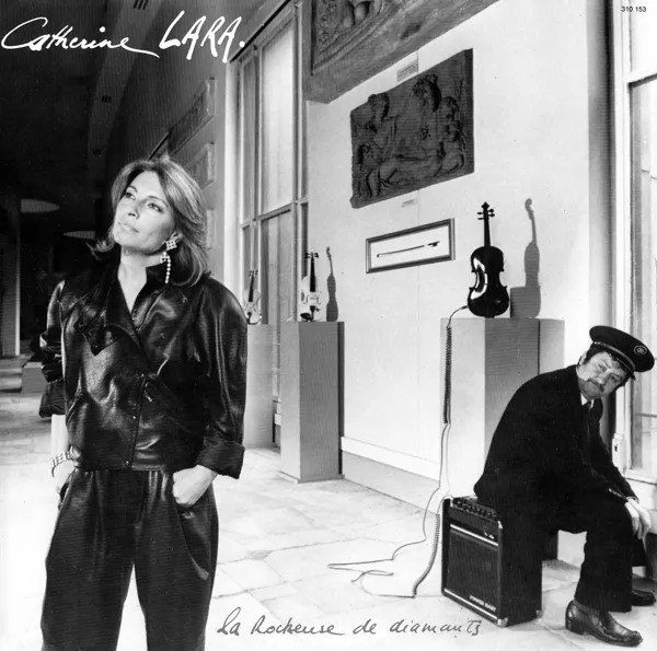 Catherine Lara – La Rockeuse de diamants – pochette du single 1984