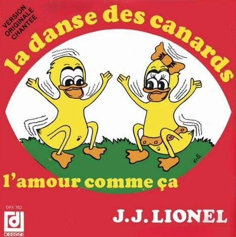 J.J. Lionel – La Danse des canards – pochette du single 1981