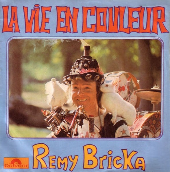 Rémy Bricka – La Vie en couleur – pochette du single 1976