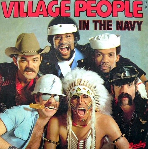Village People – In the Navy – pochette du single 1979