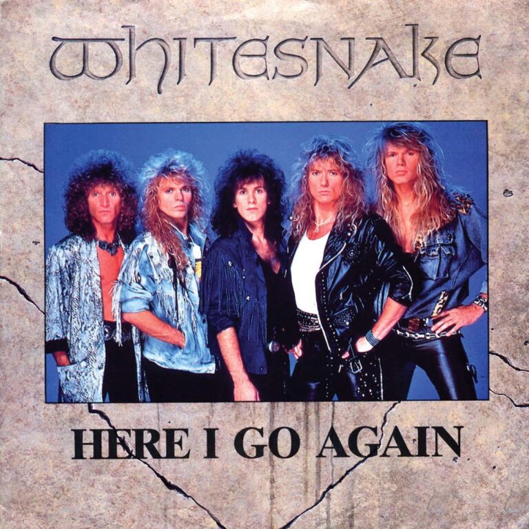Whitesnake – Here I Go Again – pochette du single 1987