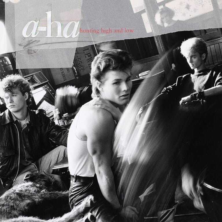a-ha – Hunting High and Low – pochette du single 1985