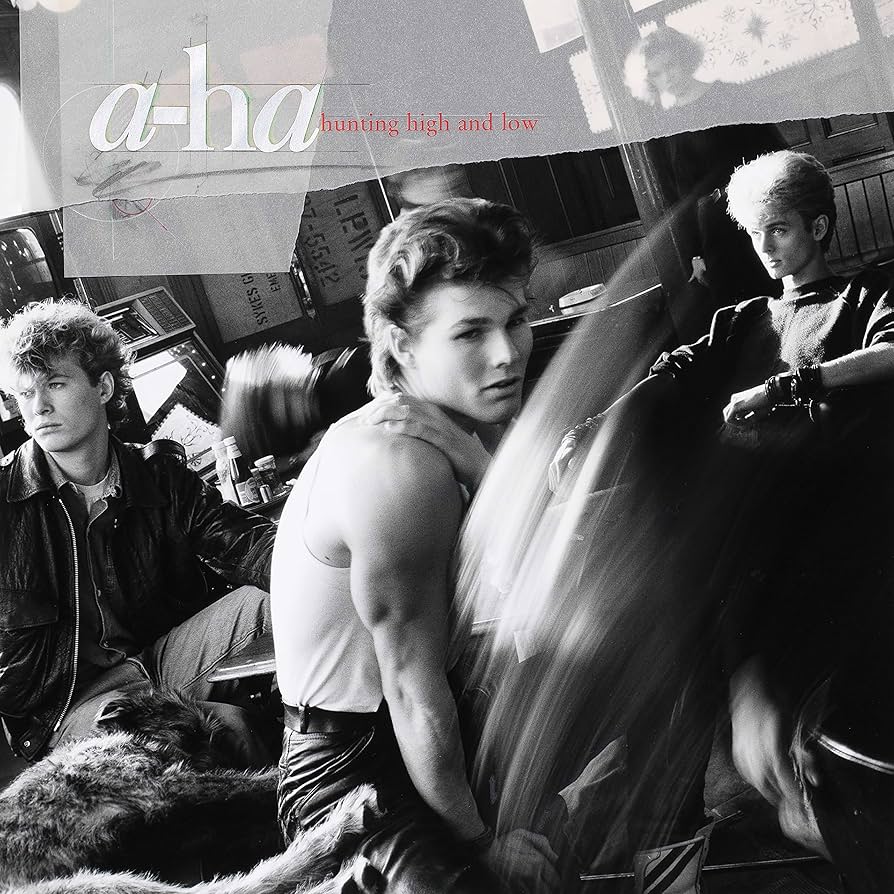 a-ha – Hunting High and Low – pochette du single 1985