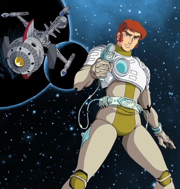 Capitaine Flam – scène de la série – 1981