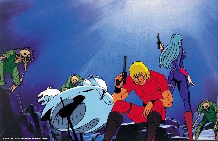 Cobra – duel au Psychogun dans la série animée de 1982