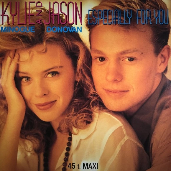 Kylie Minogue & Jason Donovan Especially For You – pochette du single 1988
