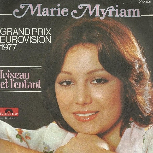 Marie Myriam – L'Oiseau et l'Enfant – pochette du single 1977