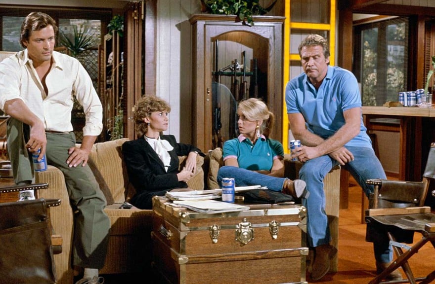 L'Homme qui tombe à pic – Howie, Terri, Jody et Colt réunis – 1981