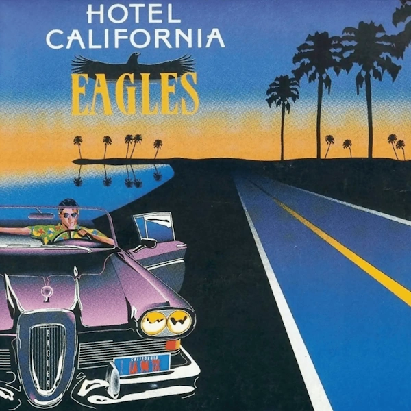 Eagles Hotel California – pochette du single 1977