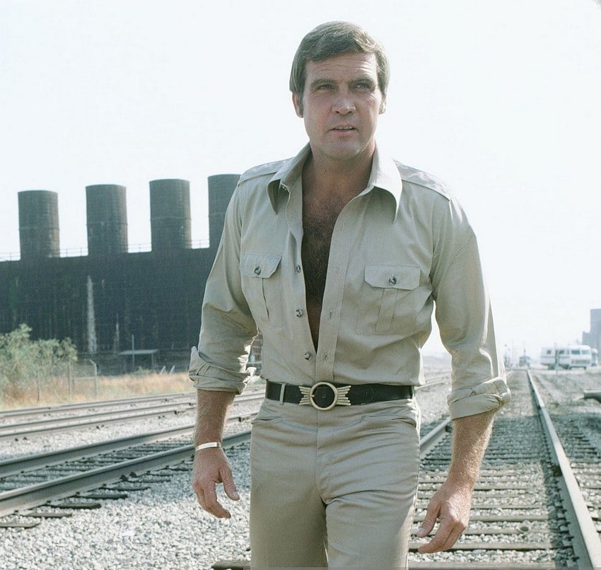 L'Homme qui valait trois milliards – visuel de la série avec Lee Majors – 1974