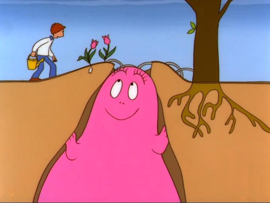 Barbapapa – la naissance de Barbapapa dans le jardin – 1974