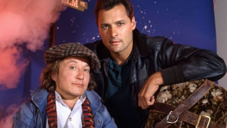 Le Magicien – visuel de la série avec David Rappaport – 1986