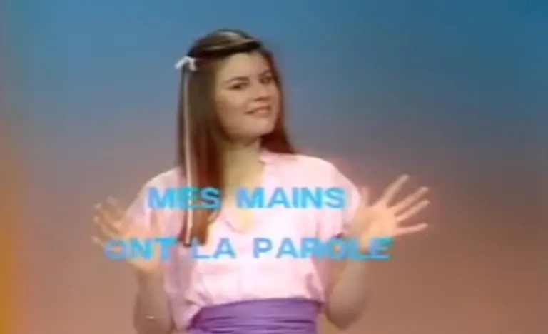 Mes Mains ont la parole – la conteuse en langue des signes sur Antenne 2 – 1979